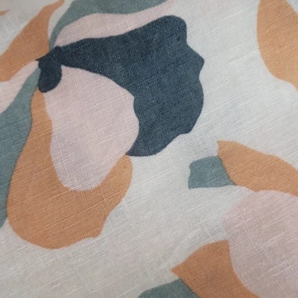 Rachel Zoe Linen Floral Shirt Dress - Size XS - Picture 11 of 12